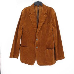 Banana Republic Sport Coat Mens 48L Corduroy brown patch pockets unstructured